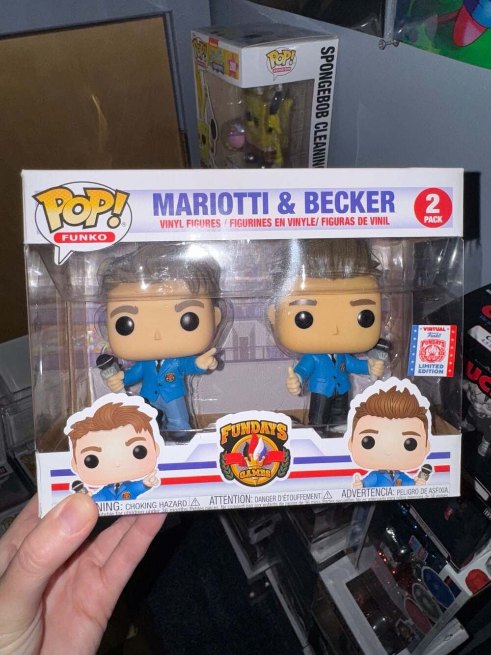 Funko Pop! Fundays Games Mariotti & Becker 2-Pack Limited Edition Vinyl Figures